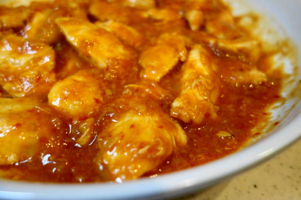 ヘルシー料理 鶏ささみのチリソース 鶏チリ マヨネーズの下味でやわらかぷりっとした食感 Koi Chef Blog