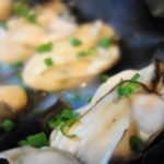 宮島牡蠣の昆布蒸し Steamd Oyster With Kombu Seaweed