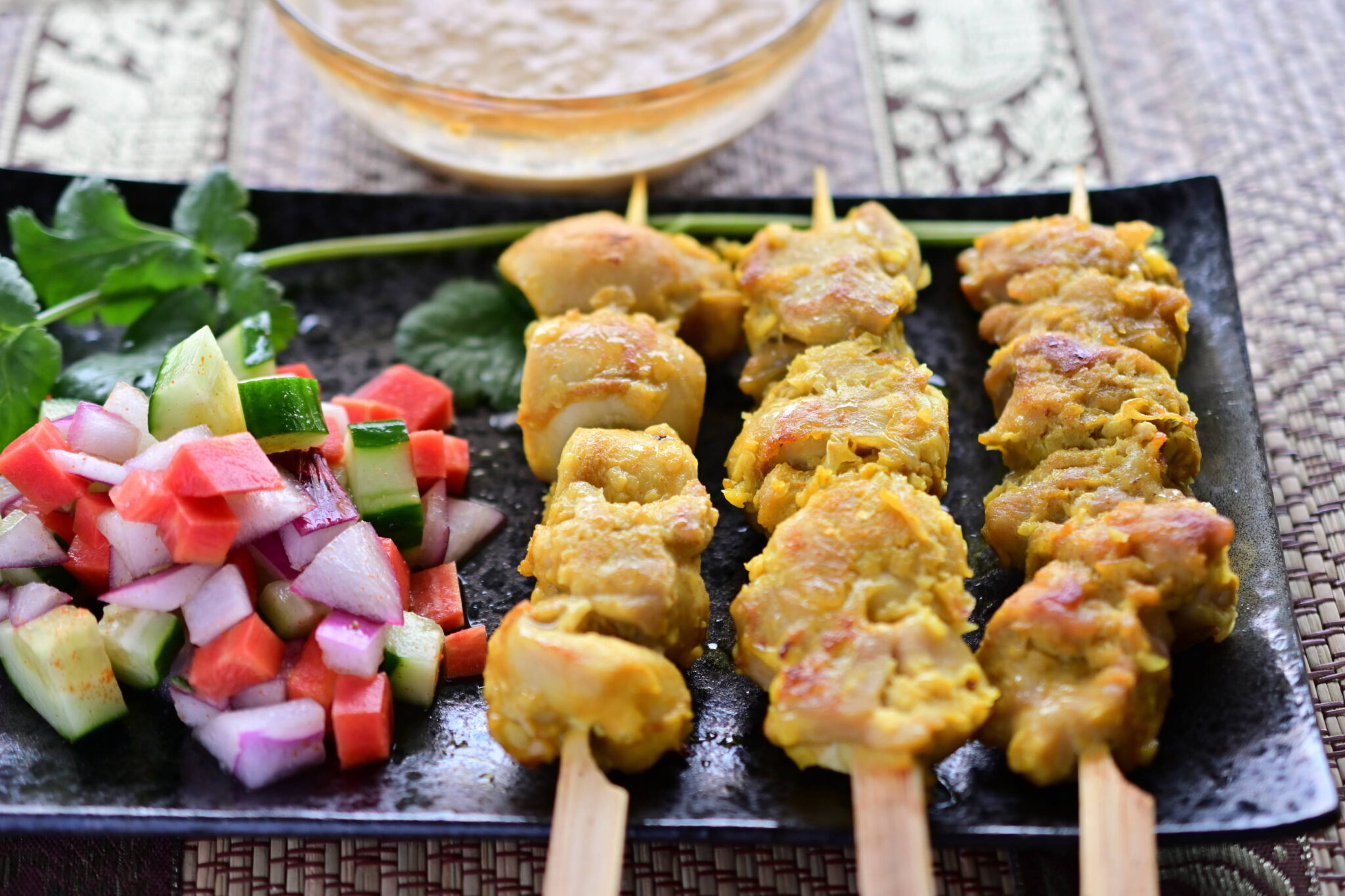 タイ風のサテ(焼き鳥)と千葉八街産(やちまた)ピーナッツの特製タレ | Koi-Chef Blog
